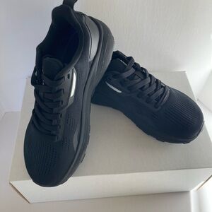 Bronax Men’s Black Athletic Shoes